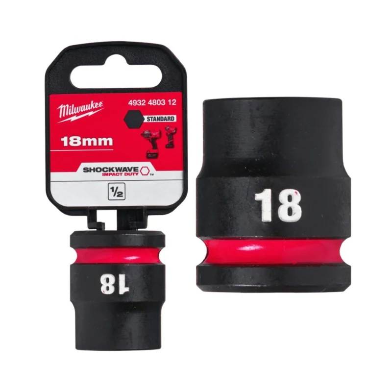 Milwaukee 18 mm impact socket 4932480312 - 1/2