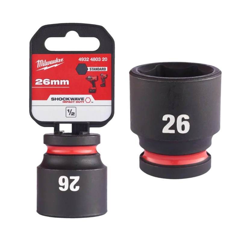 Milwaukee Impact Socket 26 mm 4932480320 - 1/2