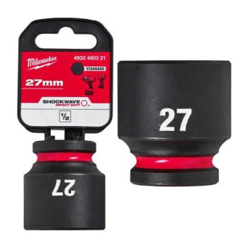 Ударна вложка 27 mm Milwaukee 4932480321 - 1/2", 42 мм, Hex, SHOCKWAVE™