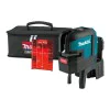 Cordless laser level Makita SK106DZ, 12 V, 3 lines, red
