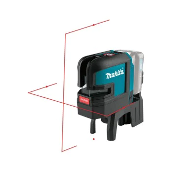 Акумулаторен лазерен нивелир Makita SK106DZ, 12 V, 3 линии, червен
