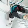 Cordless laser level Makita SK106DZ, 12 V, 3 lines, red