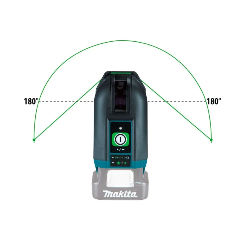 Cordless laser level Makita SK106GDZ, 12 V, 3 lines, red