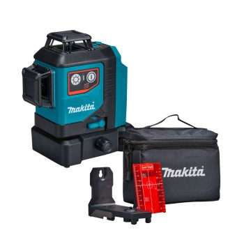 Cordless laser level Makita SK700D, 12 V, 8 lines, red
