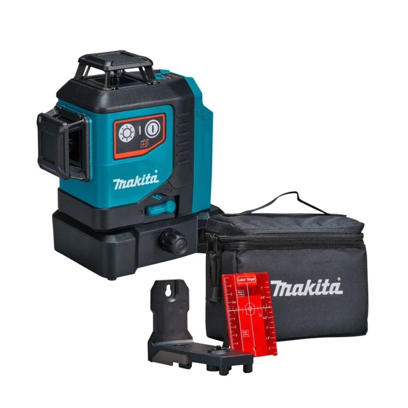 Cordless laser level Makita SK700D, 12 V, 8 lines, red