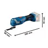 Акумулаторен мултифункционален инструмент BOSCH GOP 185-LI Professional, 06018G2021, 18 V