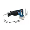 Cordless sabre saw Bosch GSA 185-LI Professional 06016C0021, 18V, 230 mm