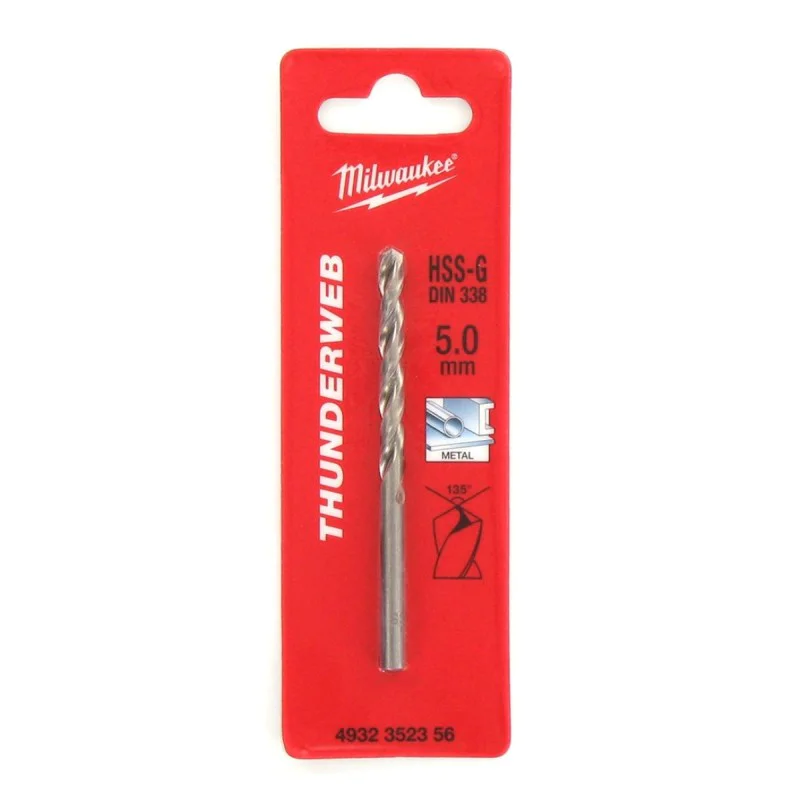 Milwaukee 5x86mm HSS-G metal drill, D338