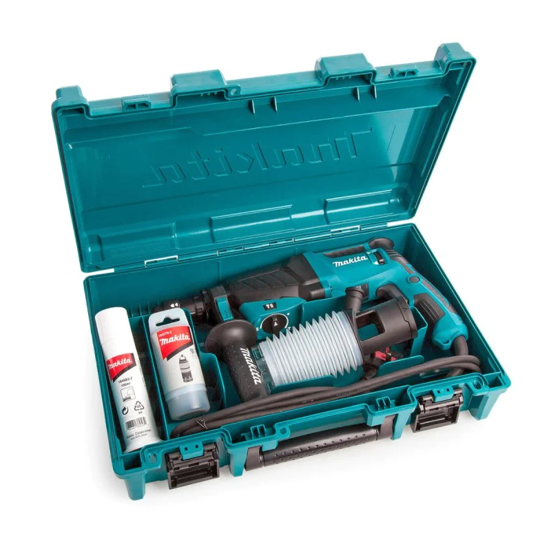 Makita HR2630T electric drill, 800 W, 2.4 J, SDS-PLUS