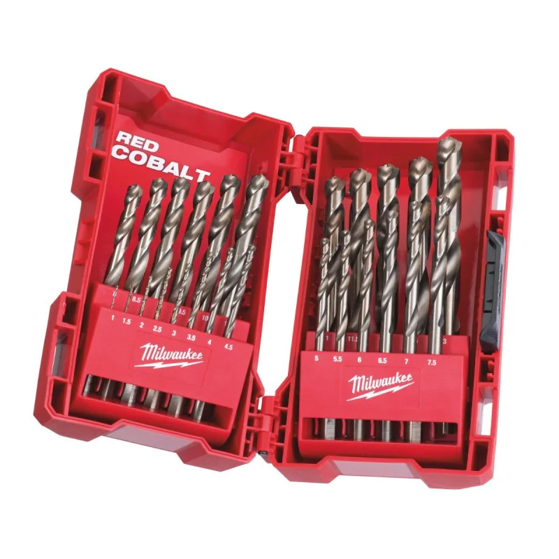 Milwaukee HSSC Cobalt Metal Drill Bits,1-13mm, - 25 pcs. 4932352471