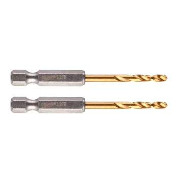 Комплект 2бр. свредла за метал ф 3.2x23/66.5мм Milwaukee HSS-G Titanium RED Hex