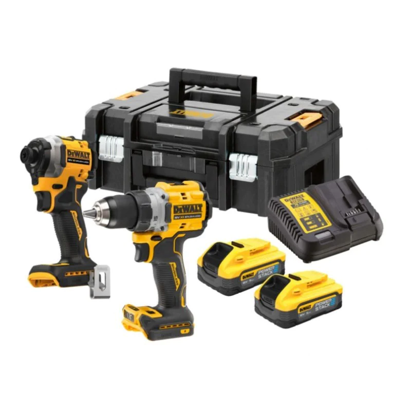 Cordless screwdriver set DeWALT DCK2051H2T 18V, DCD800, DCF850