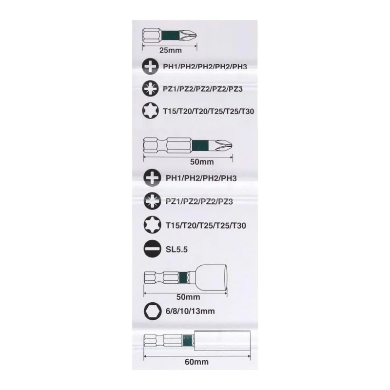 Makita B-66880 impact socket set, 35pcs
