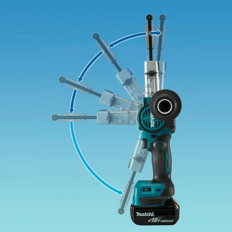 Cordless belt sander Makita DBS180Z, 18 V, 9x533 mm