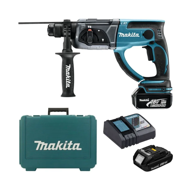 Makita DHR202RX4 Cordless hammer drill, 18 V, SDS-plus, 1.9 J