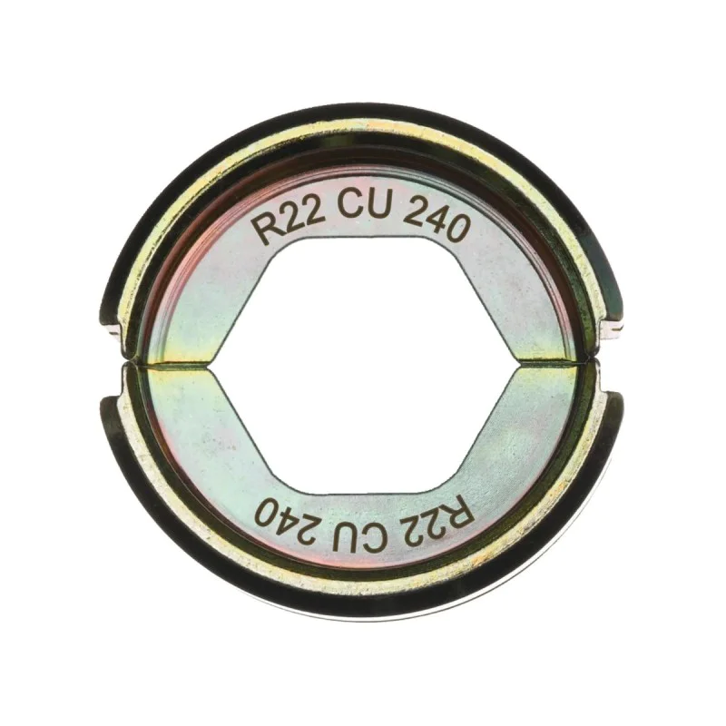 Milwaukee R22 CUIVRE 240, Hex copper crimping dies