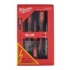 Milwaukee 4932478737 5 Piece Tri-Lobe VDE SLIM Slotted & Pozi Screwdriver Set