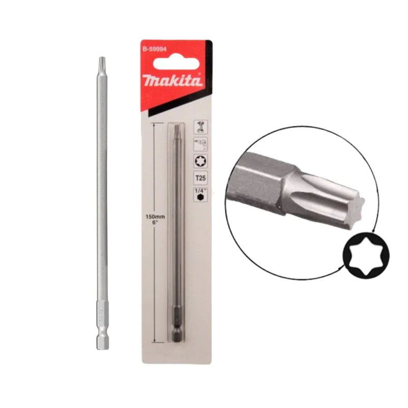 Bit Makita B-59994, T25, 150mm, 1/4