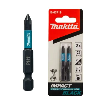 Накрайник - бит Makita B-63719, PH1, 50мм, 1/4", 2 бр