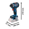 Professional cordless screwdriver Bosch GSR 18V-90 FC Professional 06019K6203, 18 V, 64 Nm