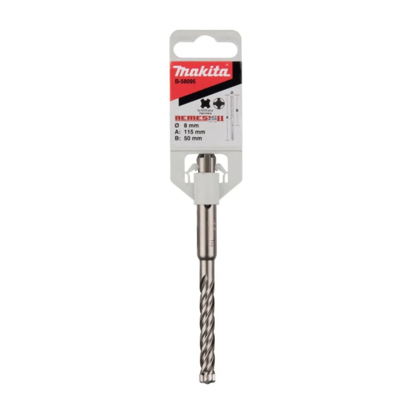 Concrete drill Nemesis || Makita B-58095, 115 x 8 mm, SDS-Plus