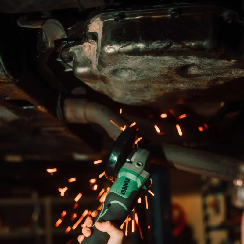 Cordless angle grinder Kielder KWT-013-02 18V ф 115mm, 2 x 5.0Ah Li-ion Brushless