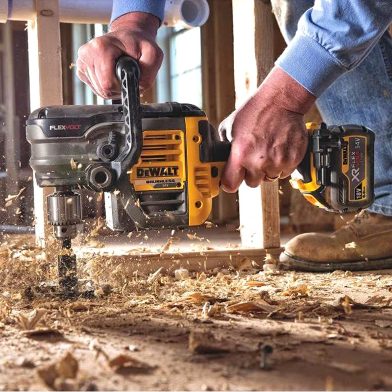 Cordless angle screwdriver DeWALT DCD460NT, 54 V, 140 Nm