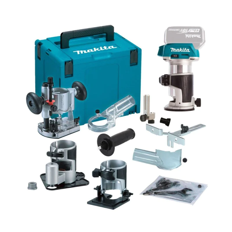 Cordless end mill Makita DRT50ZX3, 18 V, 6/8 mm