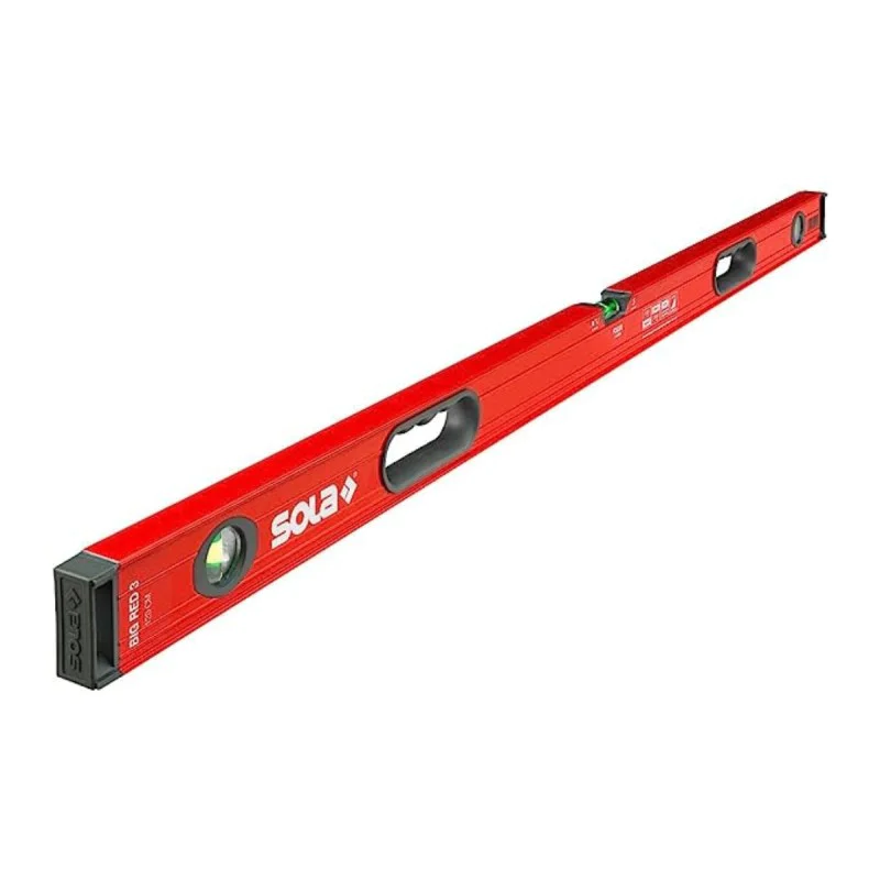 Aluminium spirit level Sola Big Red 3 120, 01219401, 120 cm