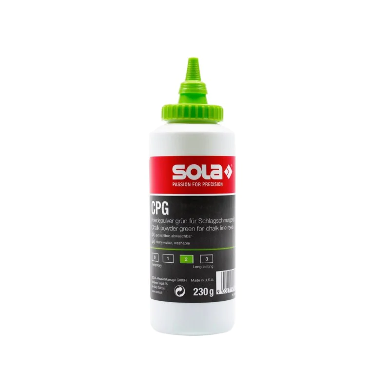 Marking thread paint Sola CPG 230, 66153101, 230 g, green