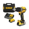 DeWALT DCD800E2T Cordless screwdriver, 18 V, 90 Nm, 1.7 Ah