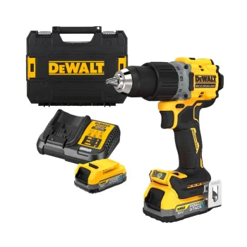 DeWALT DCD800E2T Акумулаторен винтоверт, 18 V, 90 Nm, 1.7 Ah
