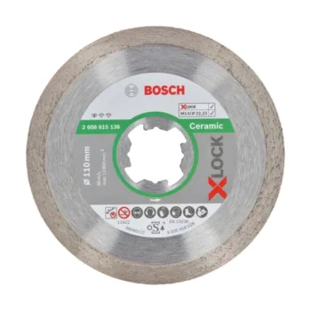 Диамантен диск за керамика Bosch X-Lock Standart For Ceramic, 2 608 615 136, 110 мм