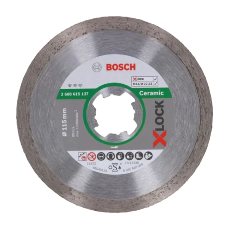 Bosch X-Lock Standart Diamond Wheel For Ceramic, 2 608 615 137, 115 mm