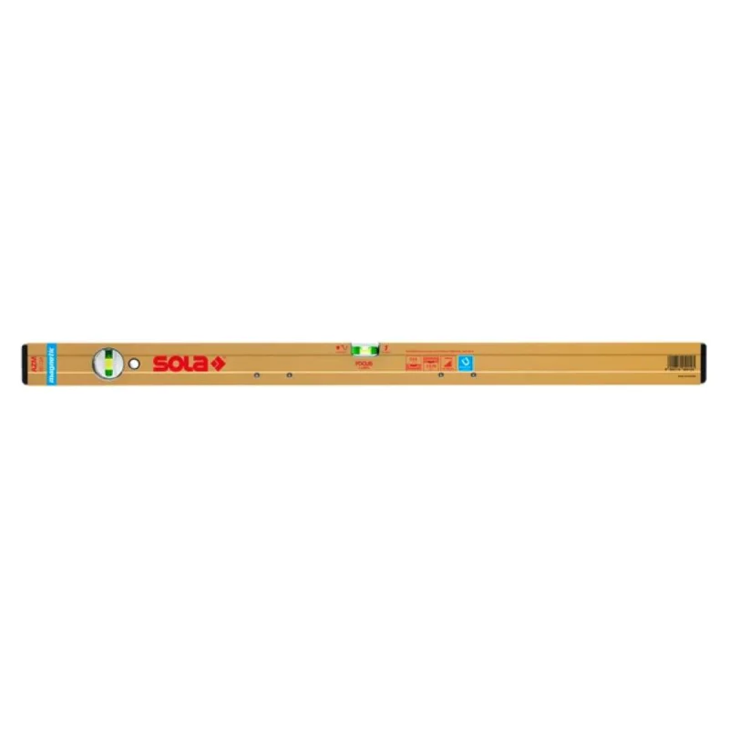 Magnetic aluminium spirit level Sola AZM 180, 01821601, 180 cm