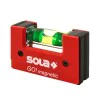Mini magnetic spirit level Sola GO! magnetic, 1621101, 68 mm