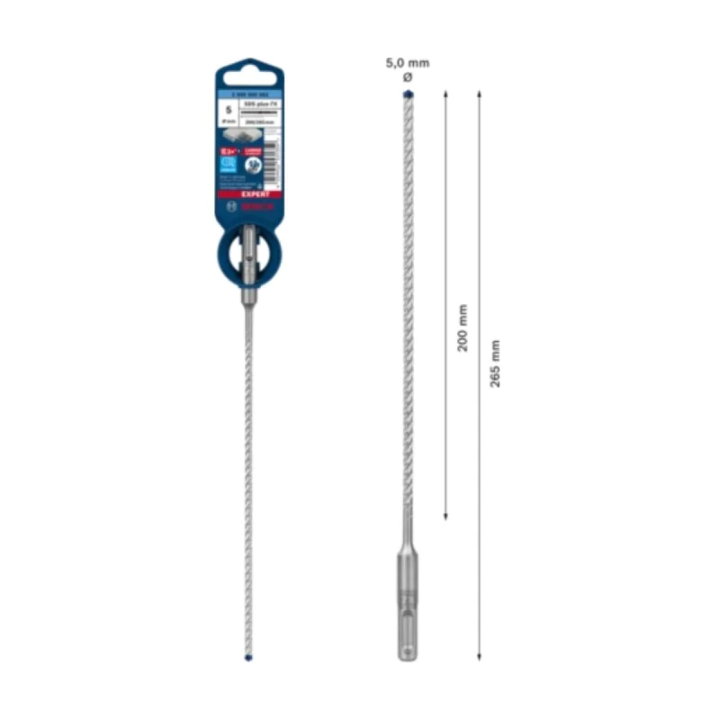 Concrete drill BOSCH Expert SDS-plus-7x, 2 608 900 062, 5 x 200 x 265 mm