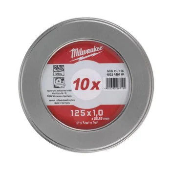Тънък диск за метал Milwaukee PRO+ 4932478998, 125 мм, 10 бр