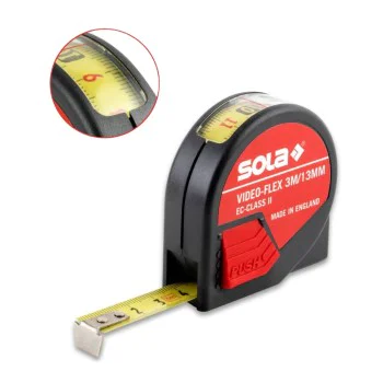 Impact resistant tape measure Sola Video-Flex VF 3 m, 50012901