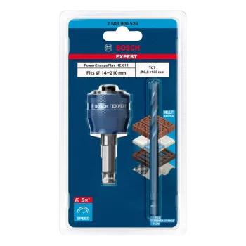 Адаптер и свредло Bosch PowerChangePlus HEX 11, 2608900526, 105 х 8,5 мм