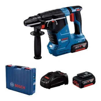 Акумулаторен перфоратор Bosch GBH 187-LI, 18 V, 2.4 J