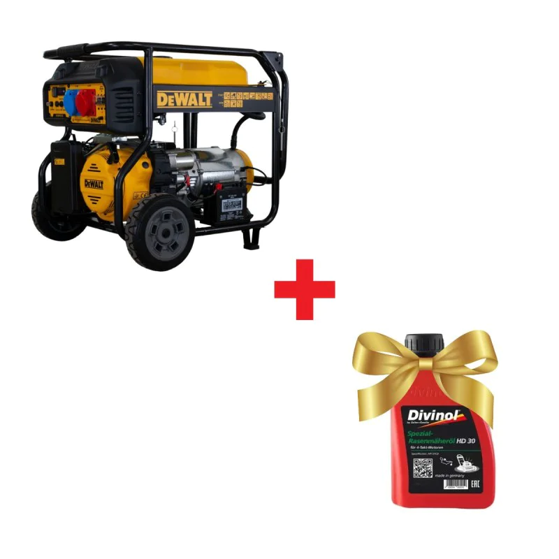 Petrol generator DeWalt DXGNP853E 10.6 kVa, 230V