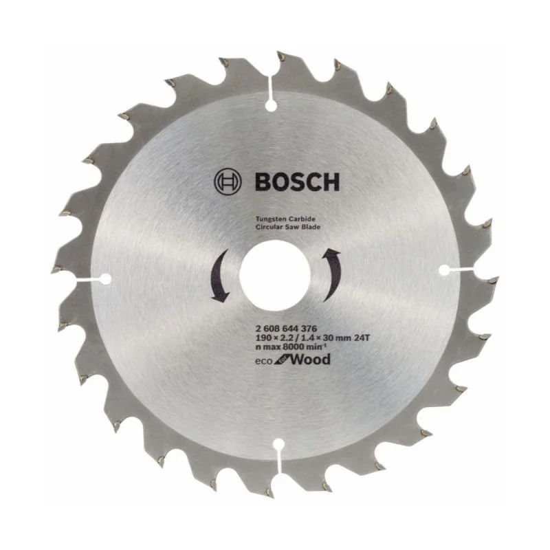 Bosch Eco for Wood circular saw blade 2608644376, 190 x 30 mm, 24 teeth