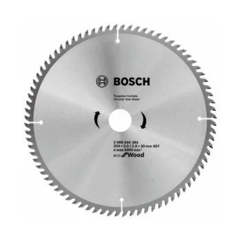 Bosch Eco for Wood circular saw blade 2608644384, 254 x 30 mm, 80 teeth