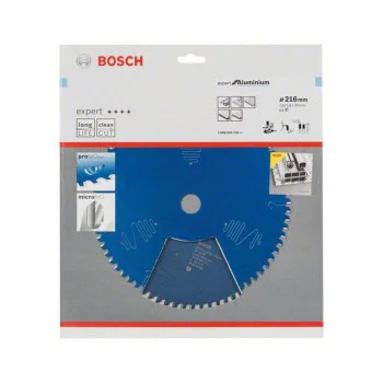 Circular saw blade Bosch Expert For Aluminium 2608644110, 216 x 30 mm, 64 teeth