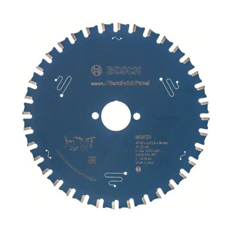 Circular saw blade Bosch Expert For SandwichPanel 2608644367, 190 mm