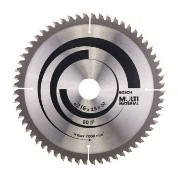 Диск за циркуляр Bosch Multi Material 2608640446, 216 х 30 мм, 60 зъба