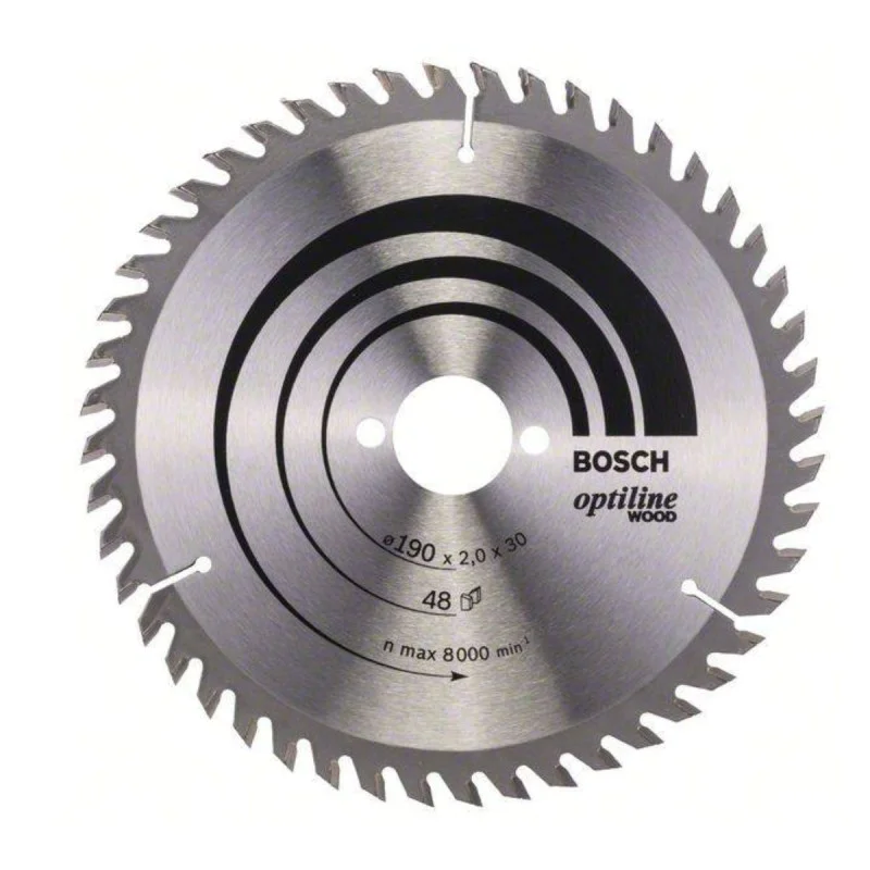 Bosch Optiline Wood circular saw blade 2608641186, 190 x 30 mm, 48 teeth