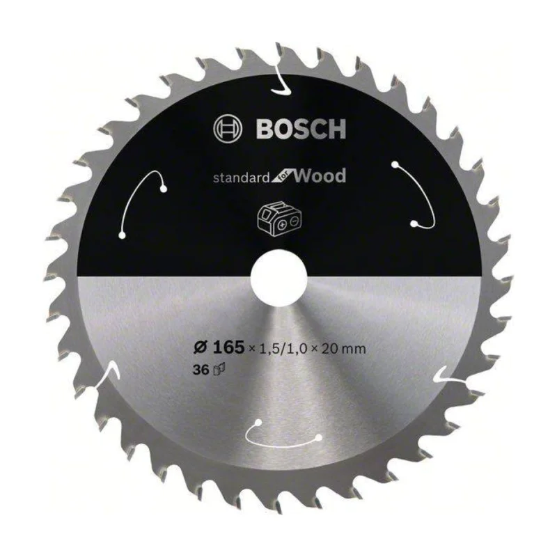 Bosch Standart For Wood circular saw blade 2608837686, 165 mm, 36 teeth