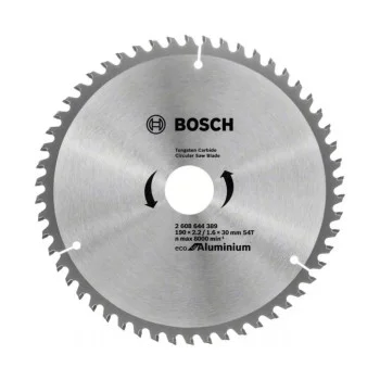 Диск за циркуляр Bosch Eco for Aluminium 2608644389, 190 х 30 мм, 54 зъба